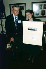 William Walsh and SBU president Sr. Margaret Carney